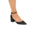 Décolleté nere effetto glitterato con cinturino alla caviglia Lora Ferres, Donna, SKU w021000166, Immagine 0